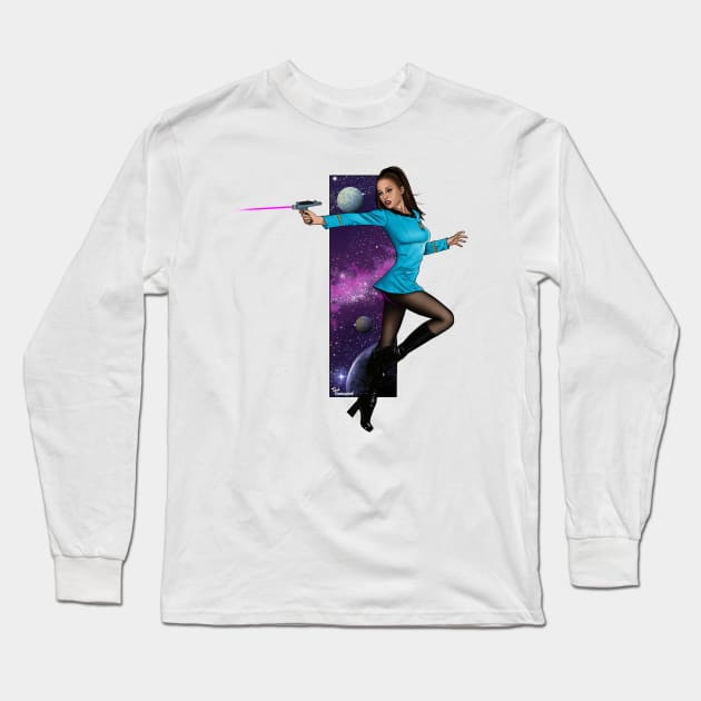 Trekkie Girl Long Sleeve T-Shirt by ted1air